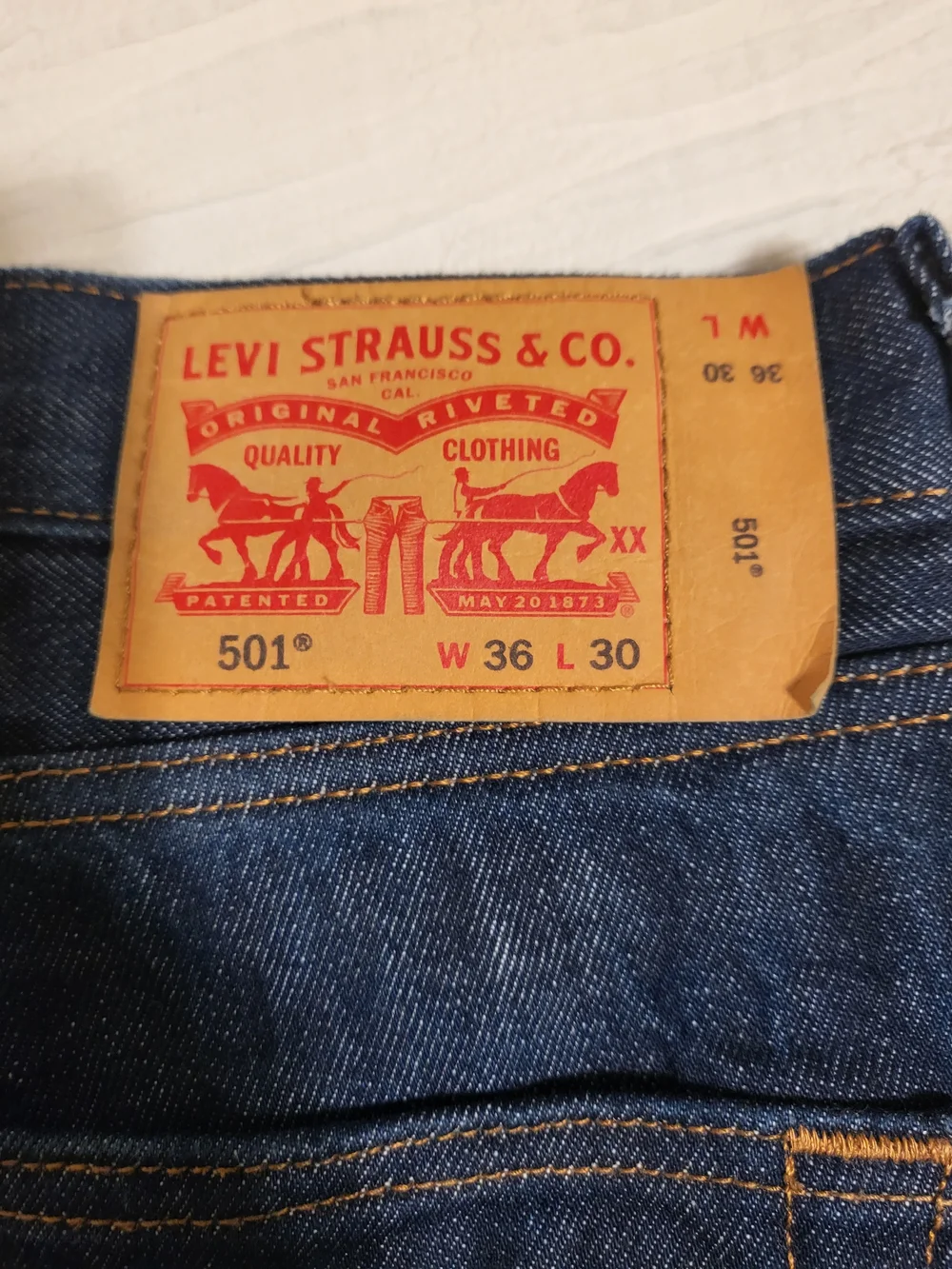 Levi's 501 Men’s Blue Jeans - W36 L30